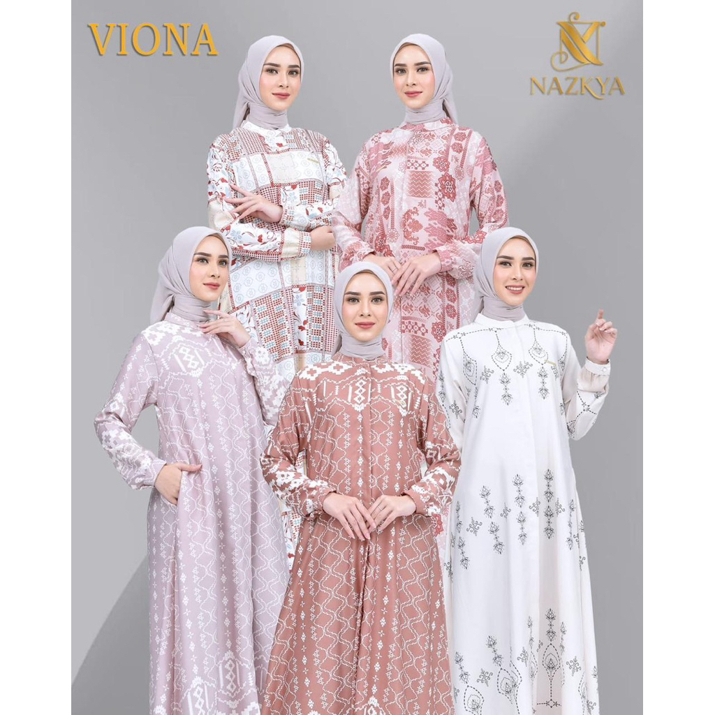 Viona dres - Bahan maxmara premium - Gamis dewasa - Dres simple elegan