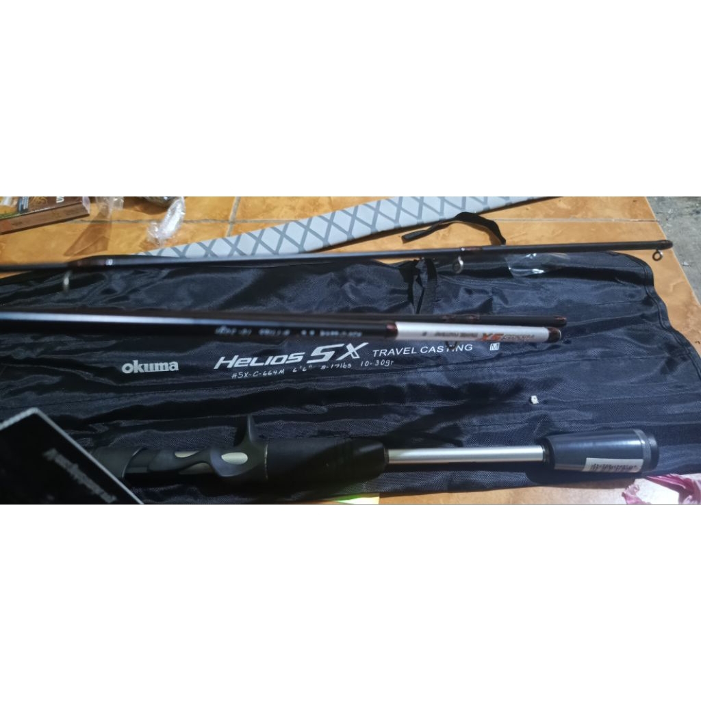 okuma helios baitcasting travel rod