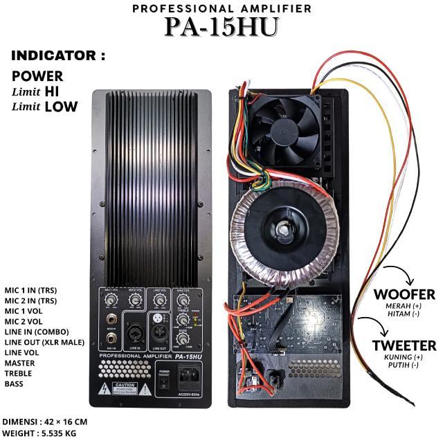 power kit Aktif/mesin aktif model HUPER bisa buat 2/3 way