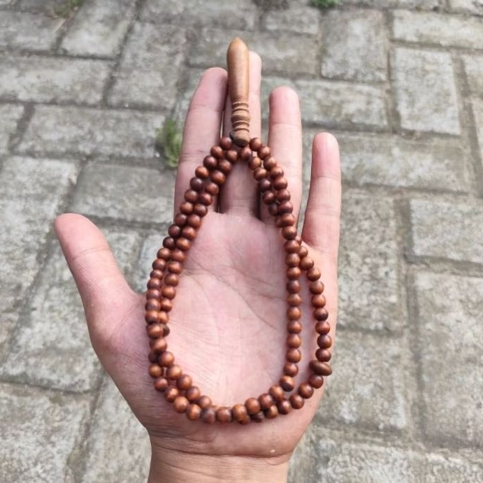 Tasbih / Kalung Kayu Stigi / Sentigi Laut Model Liontin Asli Berkualitas
