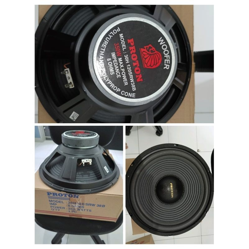 Speaker Woofer 12” 30H 120SRW 38B Proton