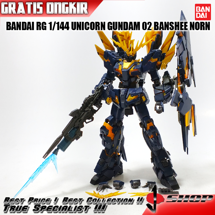 BANDAI RG 1/144 UNICORN GUNDAM 02 BANSHEE NORN RG380
