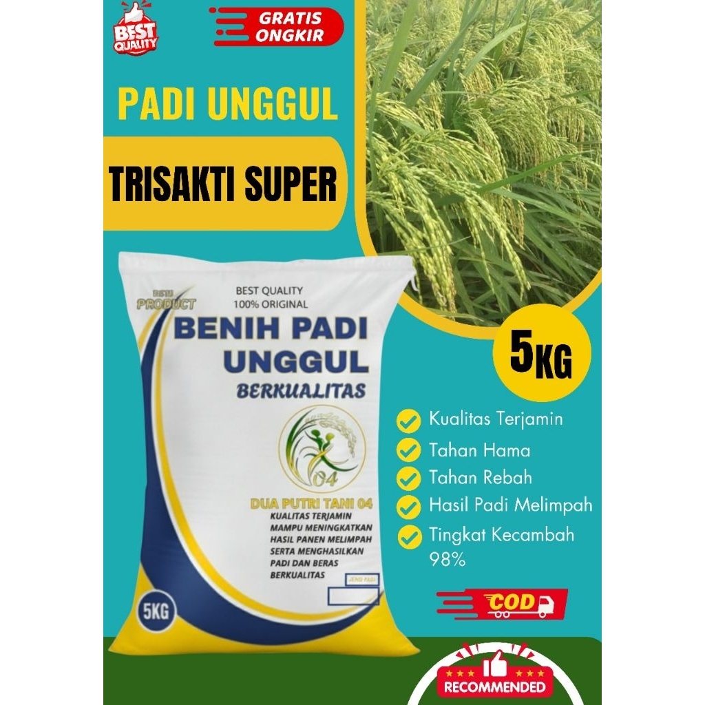 benih padi unggul trisakti 5kg