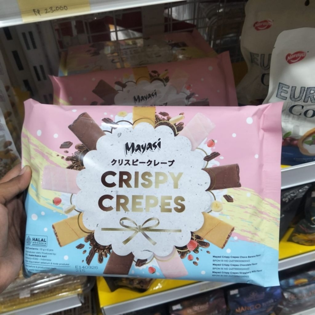 Mayasi Crispy Crepes isi 6