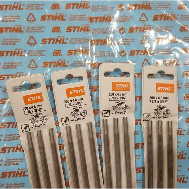Kikir Bulat Senso 4,8MM - Alat Pengasah Mata Pisau Rantai Senso