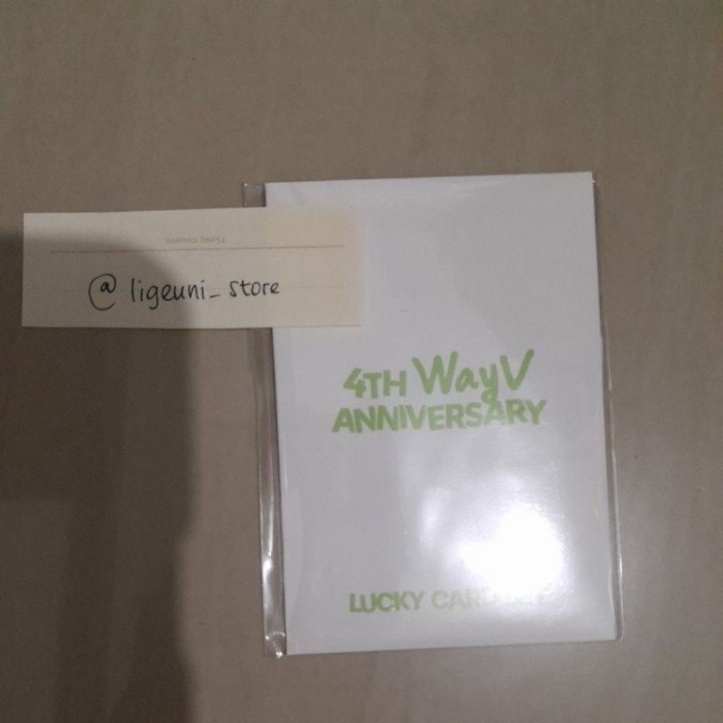 Lucky Draw Set 4th Anniversary WayV Hendery Sealed New Original