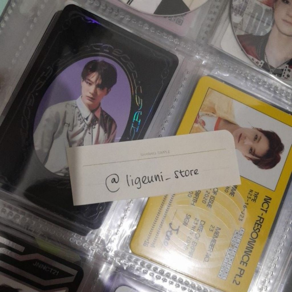 AAB ALL ABOUT PC PHOTOCARD CC CIRCLE CARD ALBUM NON ALBUM JENO NCT DREAM ERA LAMA BARU BOOM RELOAD R