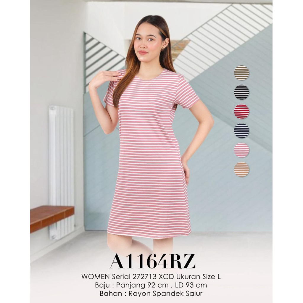 LEMONE Daster salur rayon XL