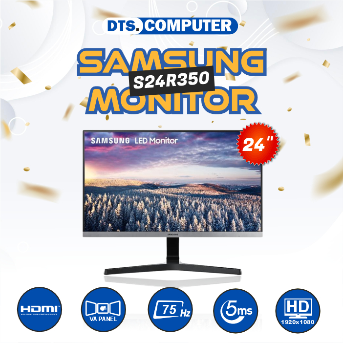 Monitor LED Samsung S24R350 24 inch IPS 75hz