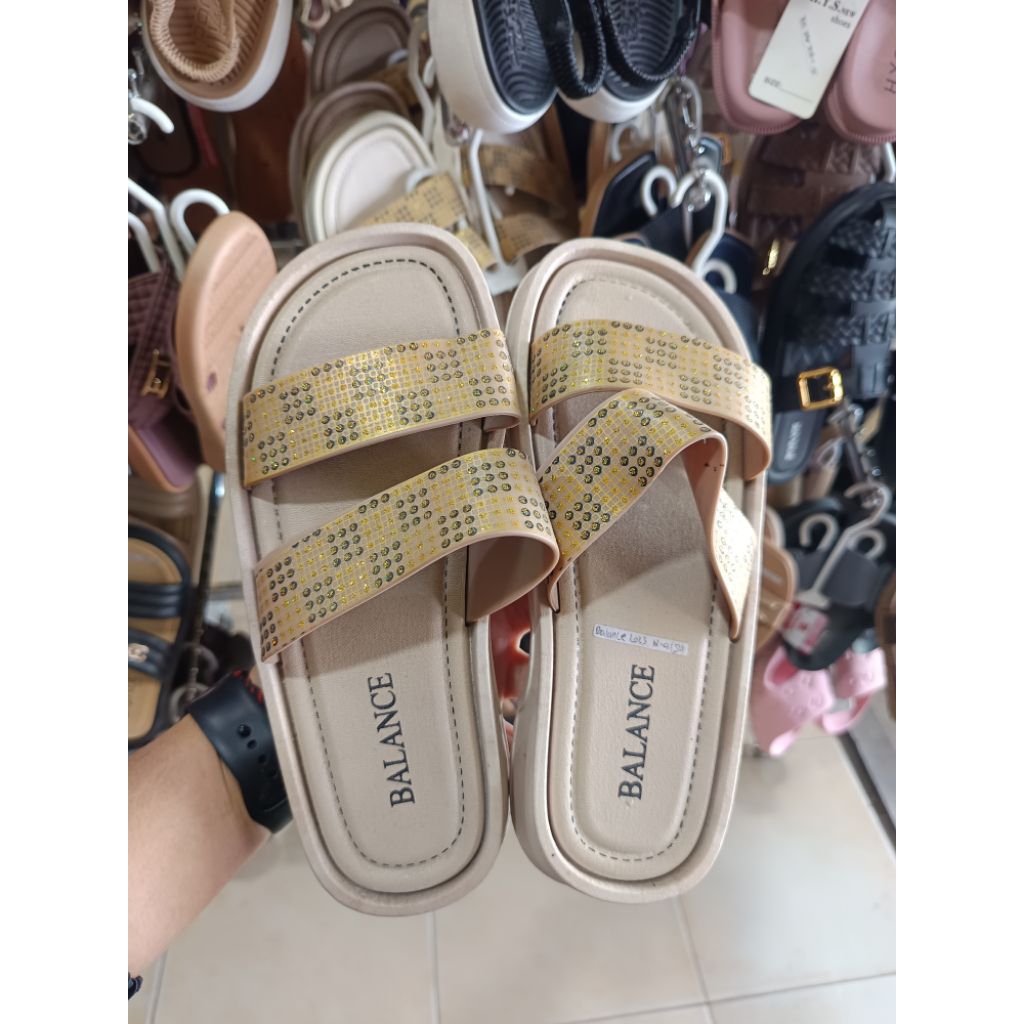 BALANCE 2023 N-4 SANDAL SELOP WANITA KARET PREMIUM ANTI SLIP