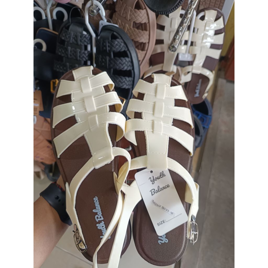 YOUTH BALANCE 062  SANDAL WANITA/SANDAL SELOP WANITA KARET PREMIUM ANTI SLIP/ SANDAL BUSTONG