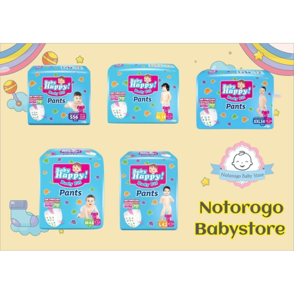 Baby Happy Jumbo S56/ M48/ L42