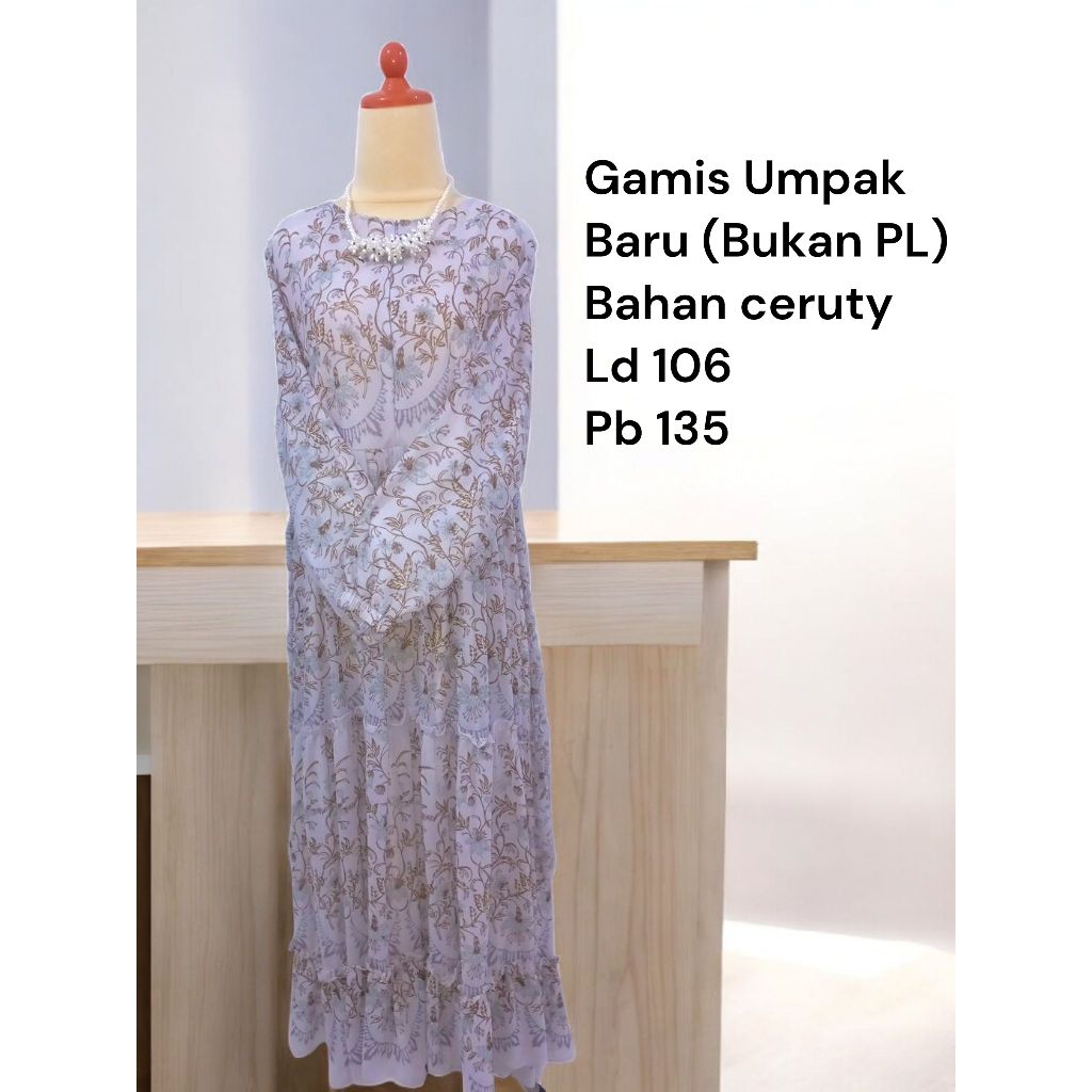 Gamis Ceruty Umpak Baru (Bukan PL)