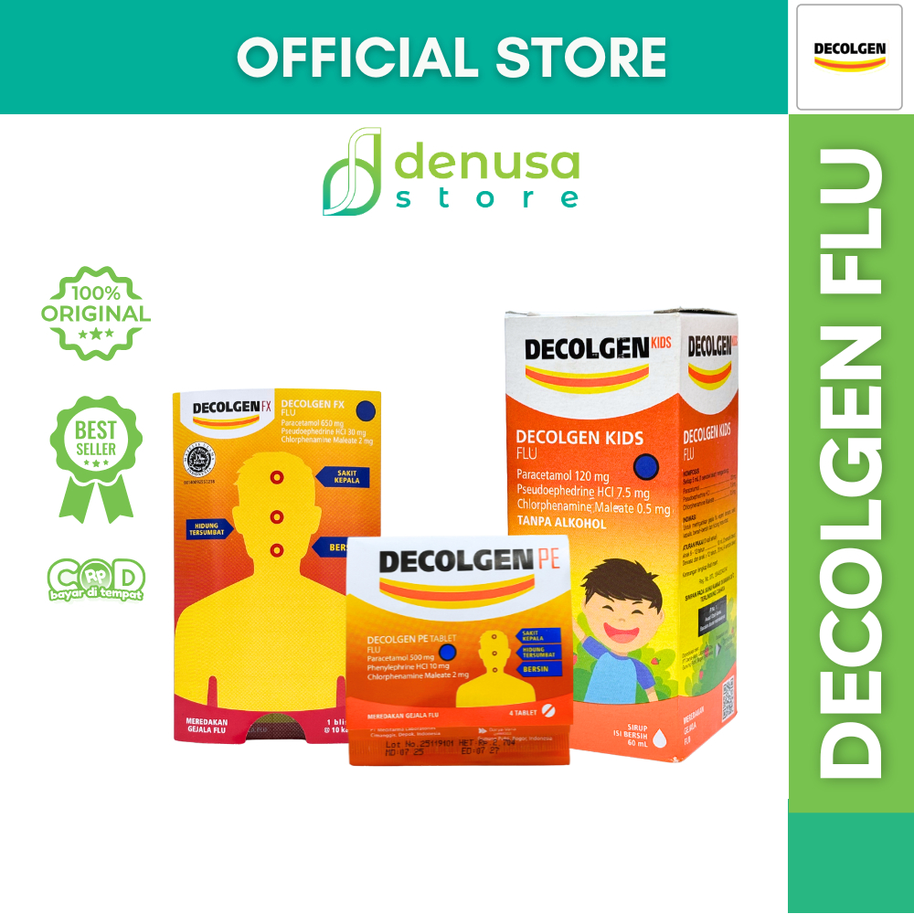 DECOLGEN | Membantu Meredakan Batuk Pilek Flu