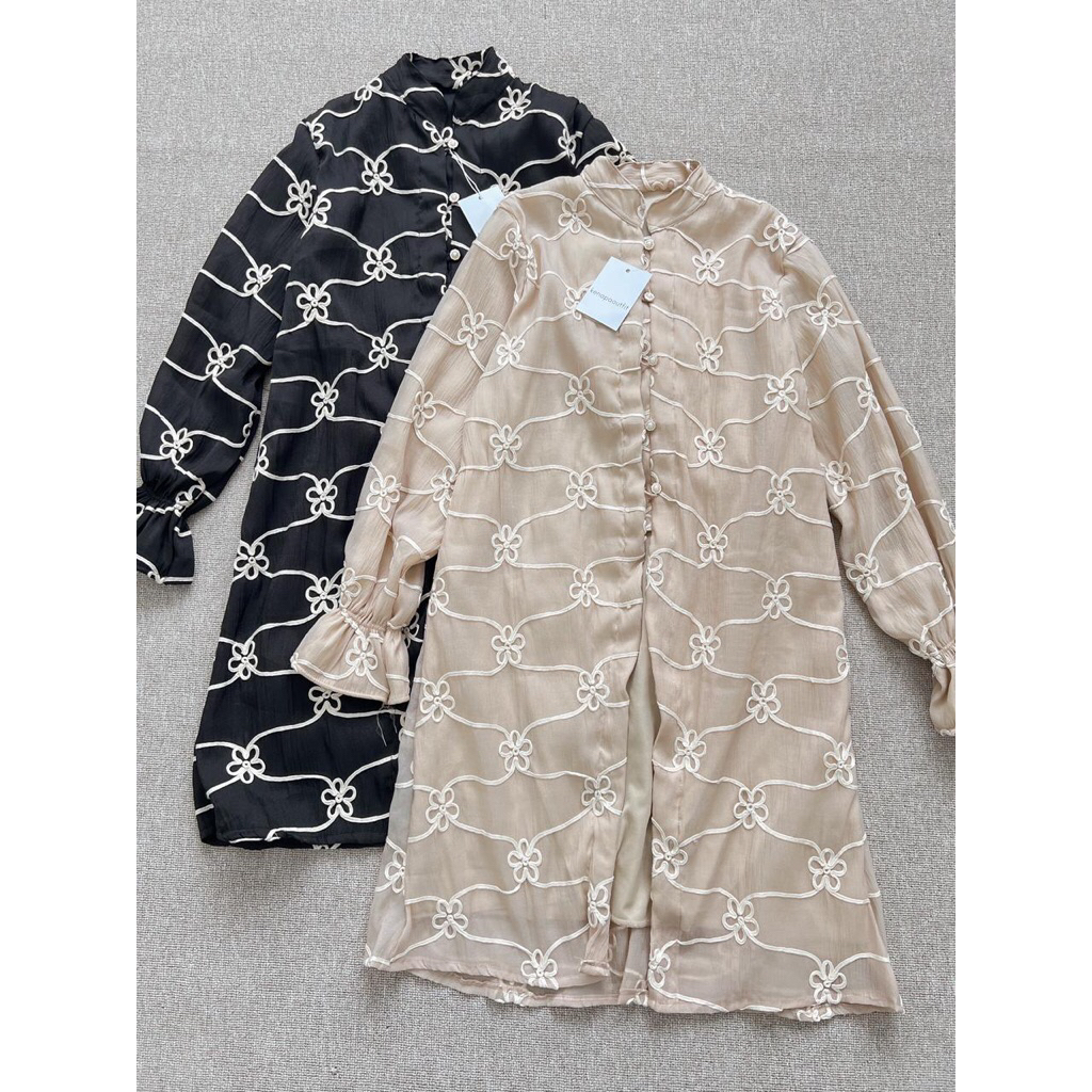 Tunik katun bordir tunik katun lembut