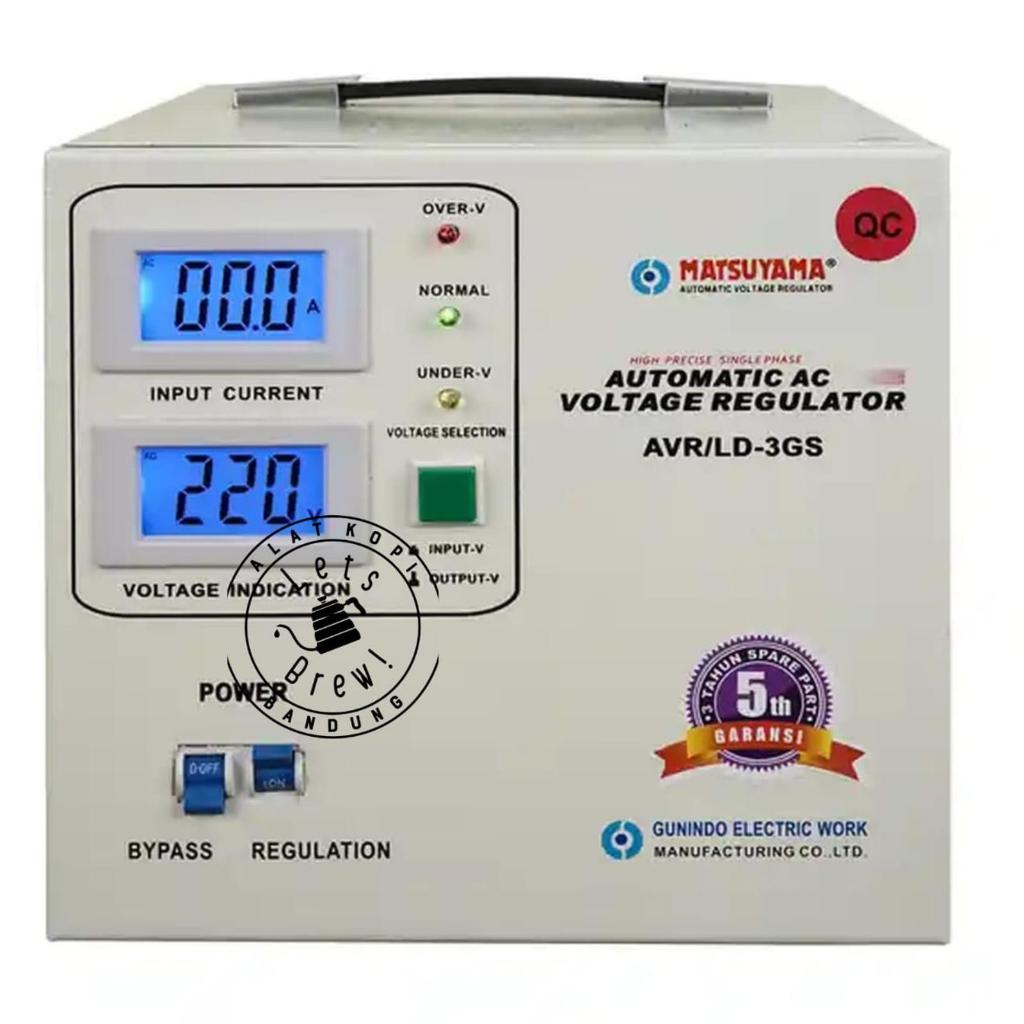 Stabilizer Stavol AVR MATSUYAMA Stavolt 3000 Watt 3kva AVR/LD-3GS