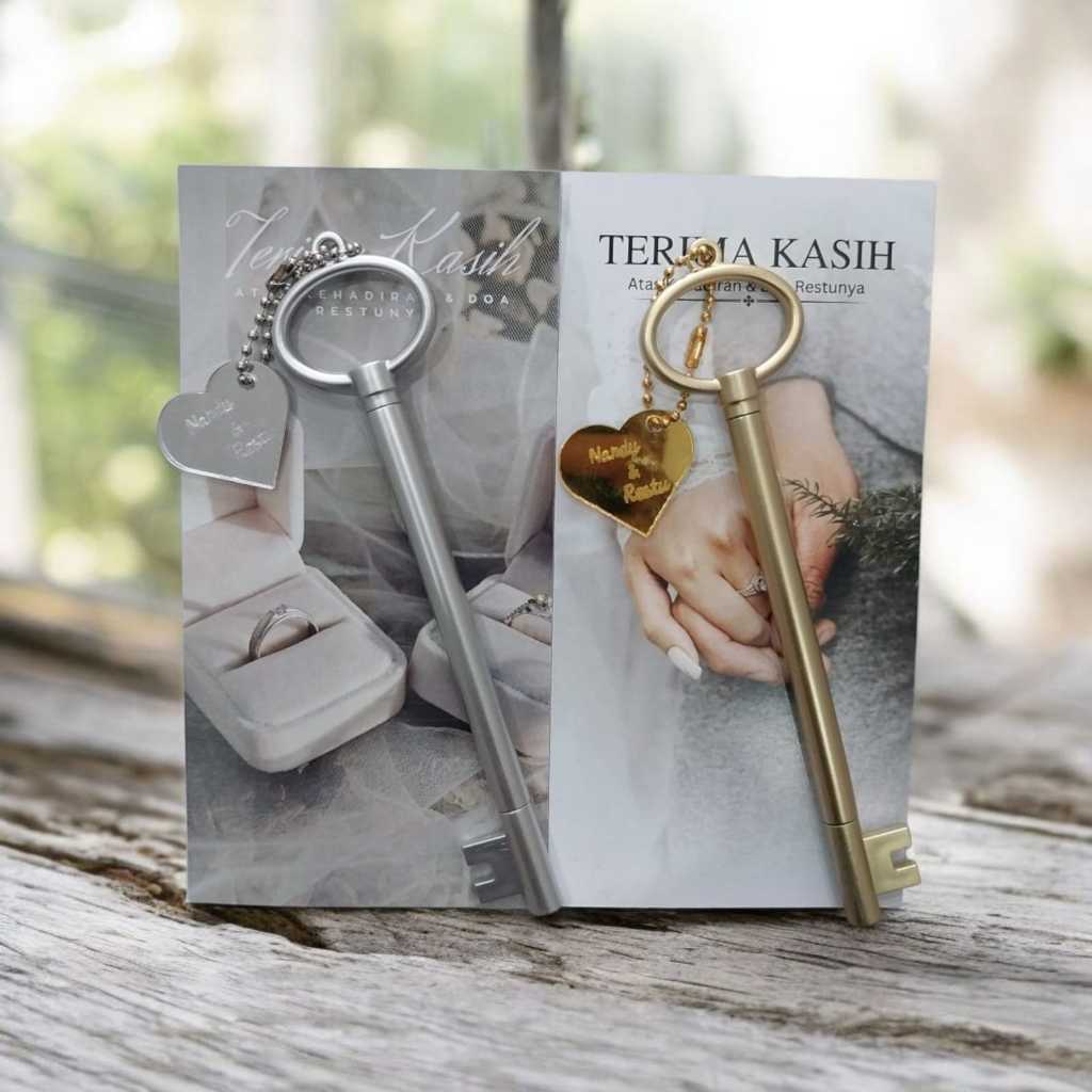 Souvenir Untuk Pernikahan Aesthetic Elegan Mewah Murah Pulpen Unik nikah pernikahan, company, semina
