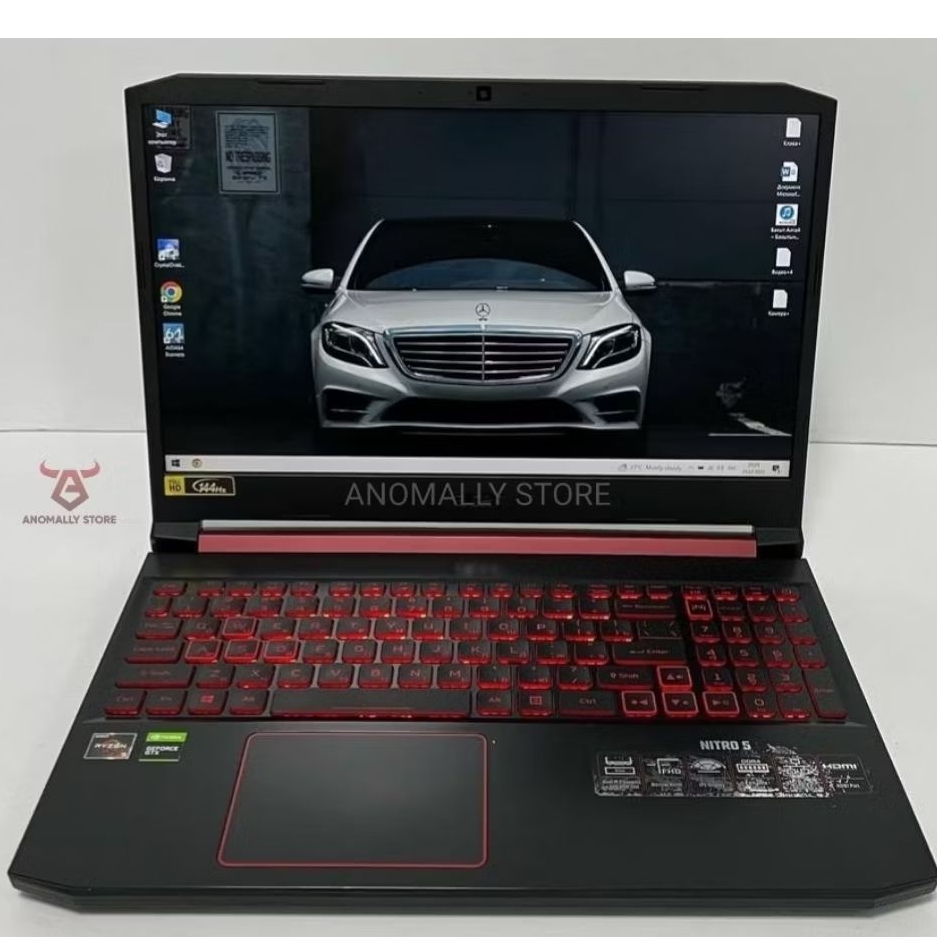 ACER NITRO 5 RYZEN 5-3550H RAM 8Gb Hdd + Ssd  Fullset