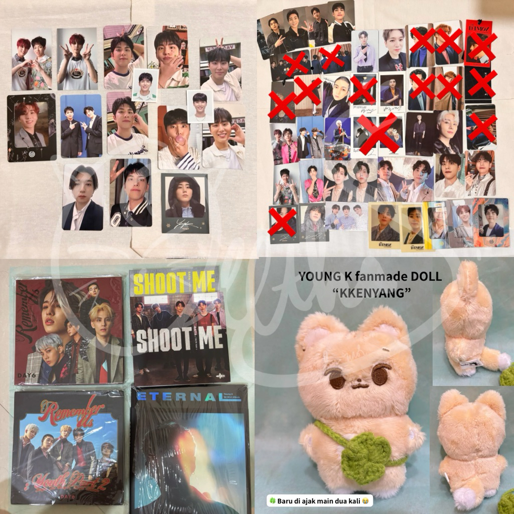 Photocard album DAY6 YOUNGK WONPIL SUNGJIN DOWOON ENTROPHY HALLOWEEN THE PRESENT2019 REUS LWN Pilmog