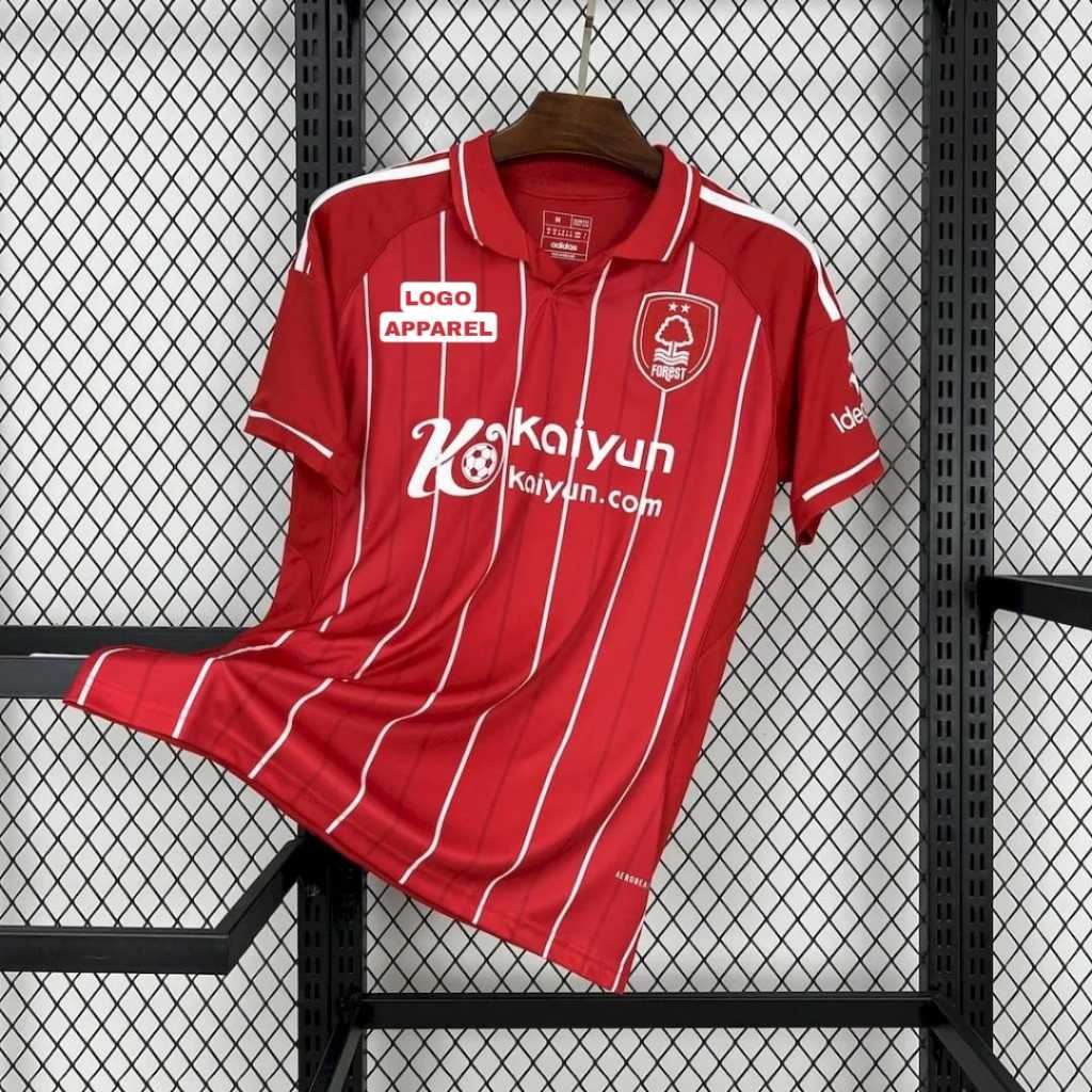 Jersey Nottingham Forest Home 2025/2026 Grade Ori High Quality Import