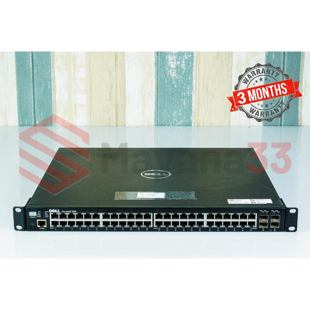 Switch DELL Force10 S50 48Port Gigabit Uplink 2 Port 10gb