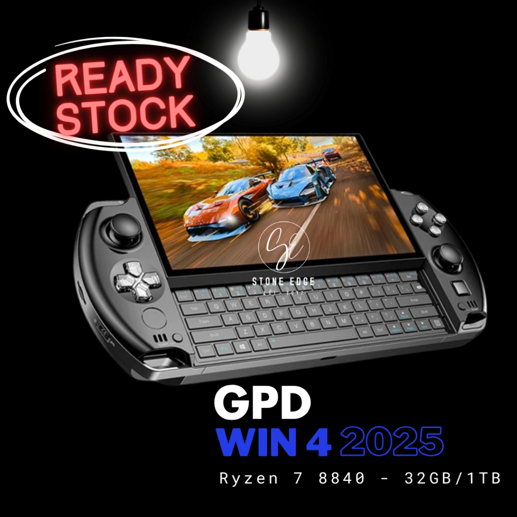 GPD WIN 4 2025 - Konsol Game Handheld dengan Prosesor AMD Ryzen AI 9 HX 370 dan RAM 32GB