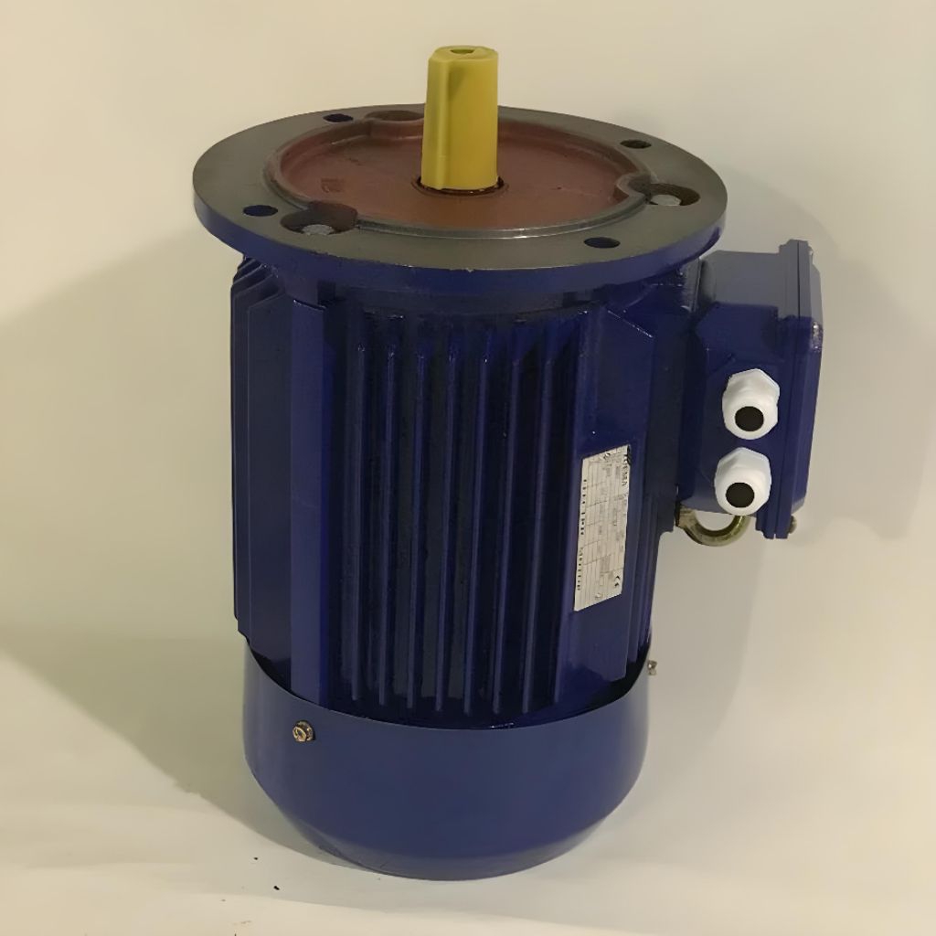 dinamo 5,5 hp 4 pole 3 phase motor flange / elektromotor yuema 5,5 hp