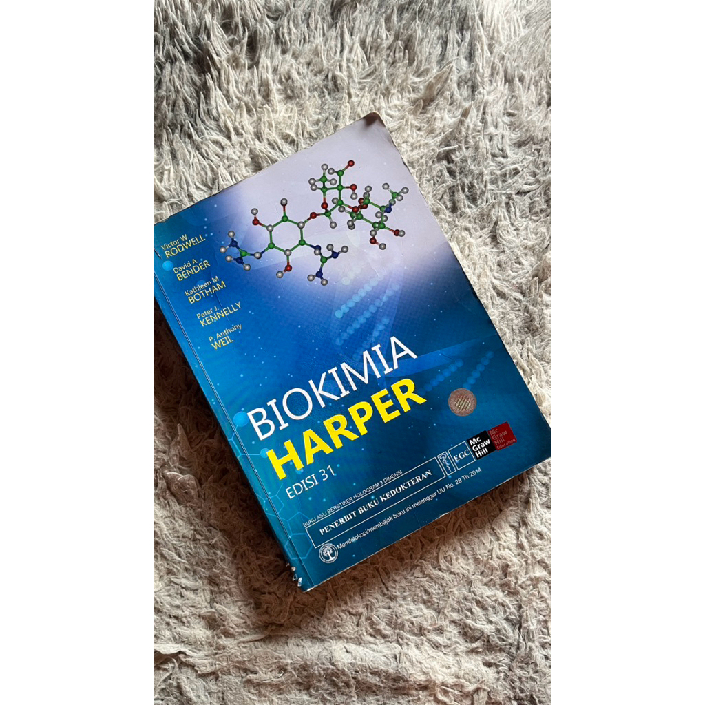Buku Biokimia Harper Edisi 31 ORIGINAL Preloved