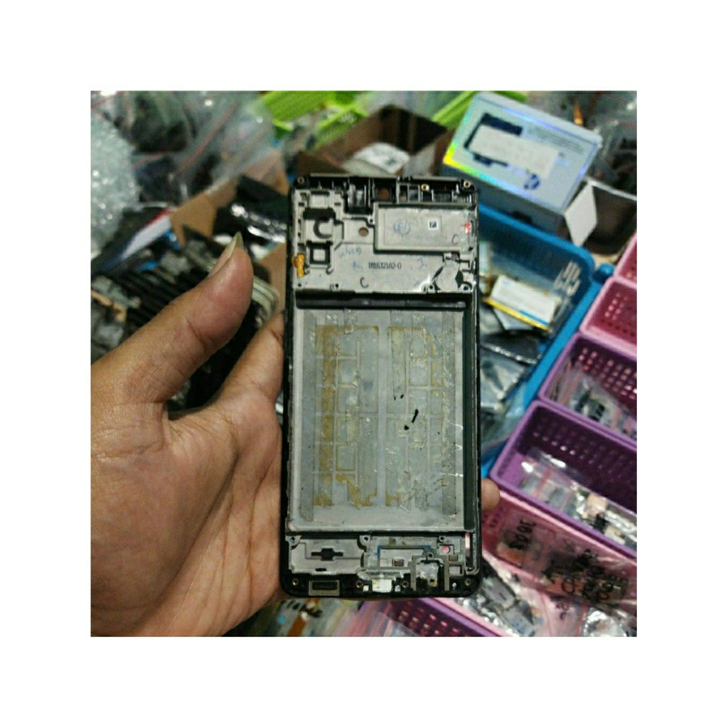 FRAME TATAKAN LCD TULANG TENGAH SAMSUNG GALAXY M51 ORIGINAL COPOTAN