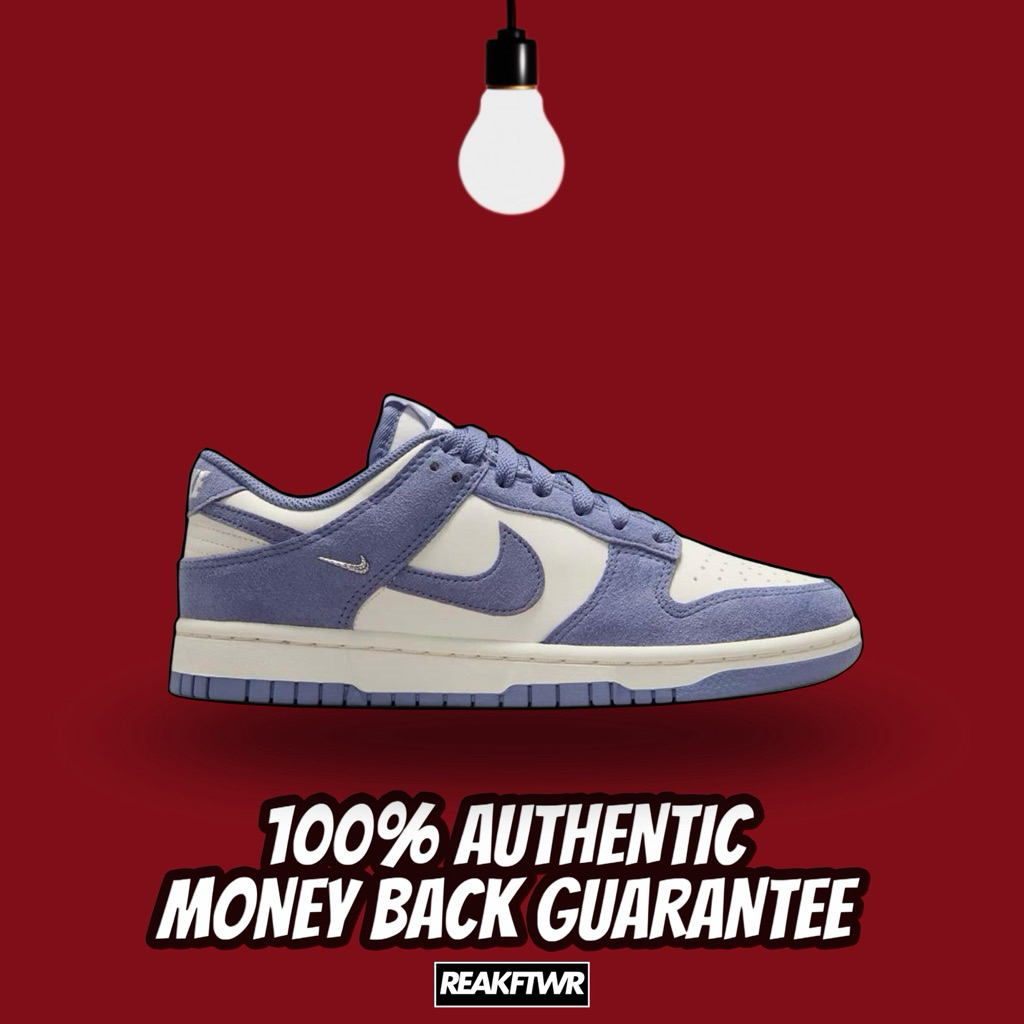 Nike Dunk Low World Indigo Mini Swoosh 100% Authentic [IB4417-103]