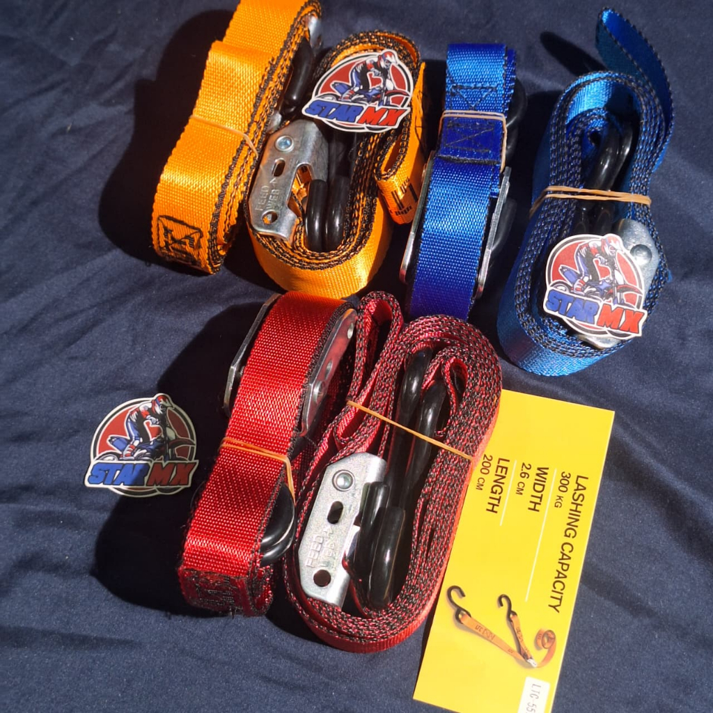 tali tie down LTC tali tie down TIE DOWN MOTOR TRAIL STRAPS Pengikat Motor Trail LTC tie down NOT EX