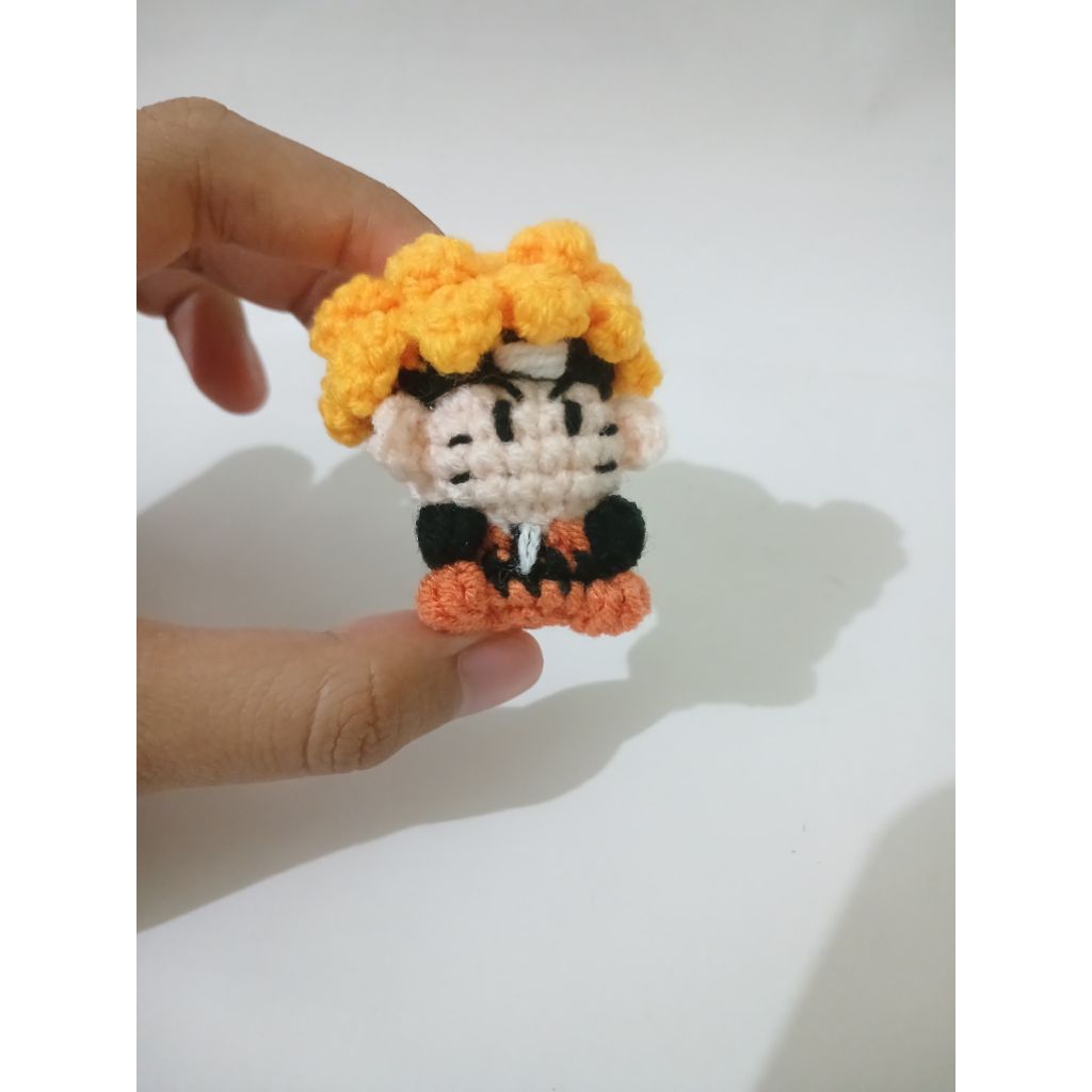 Gantungan Kunci Naruto Rajut / Amigurumi Naruto / Boneka Naruto mini