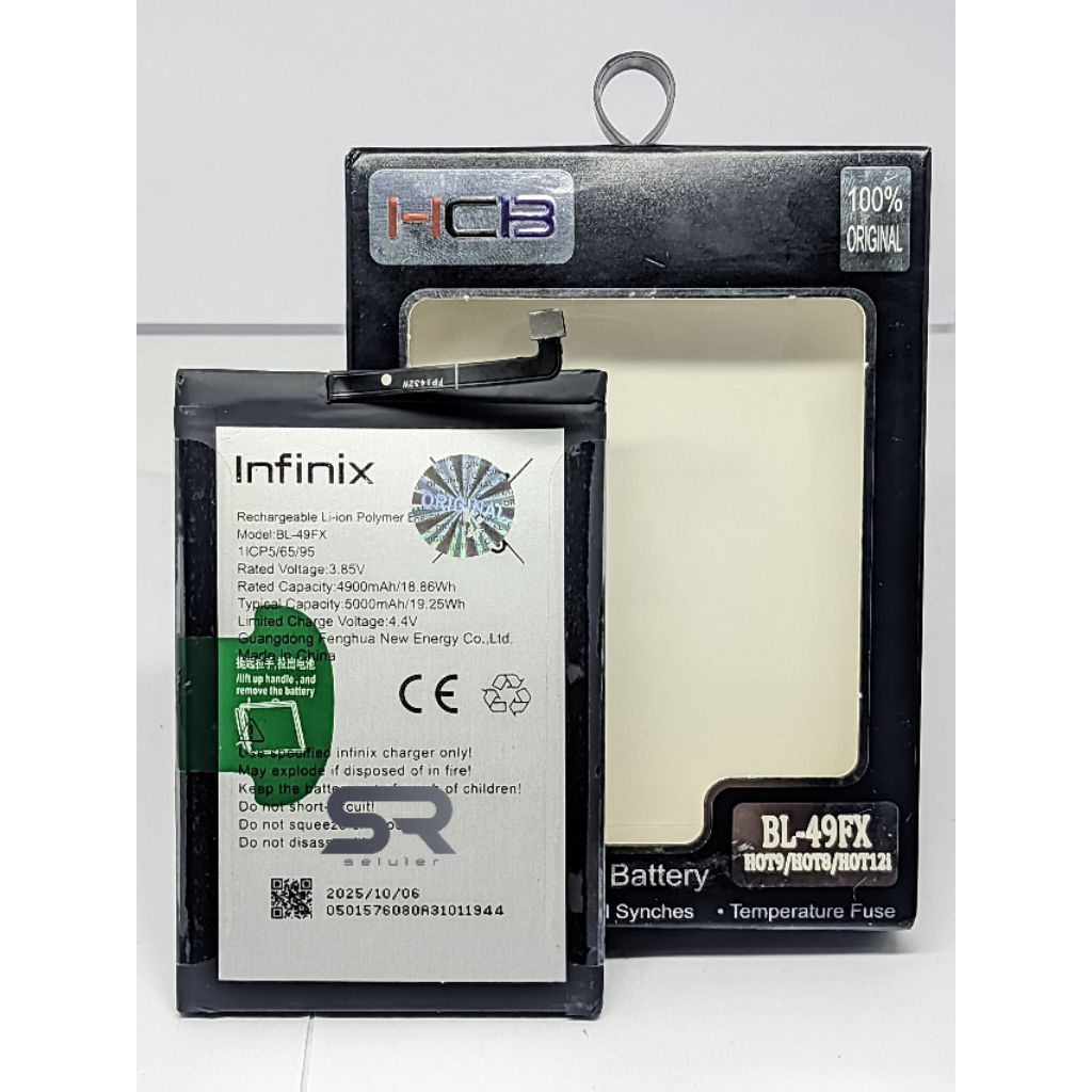 BATRAI BATRE INFINIX HOT 12I BL-49FX HCB ORIGINAL 100%
