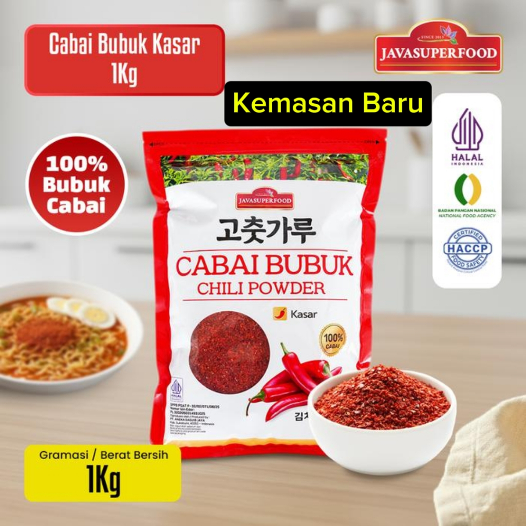 Gochugaru - Bubuk Cabe Kasar/ Chili Powder Korea Oripack 1 KG