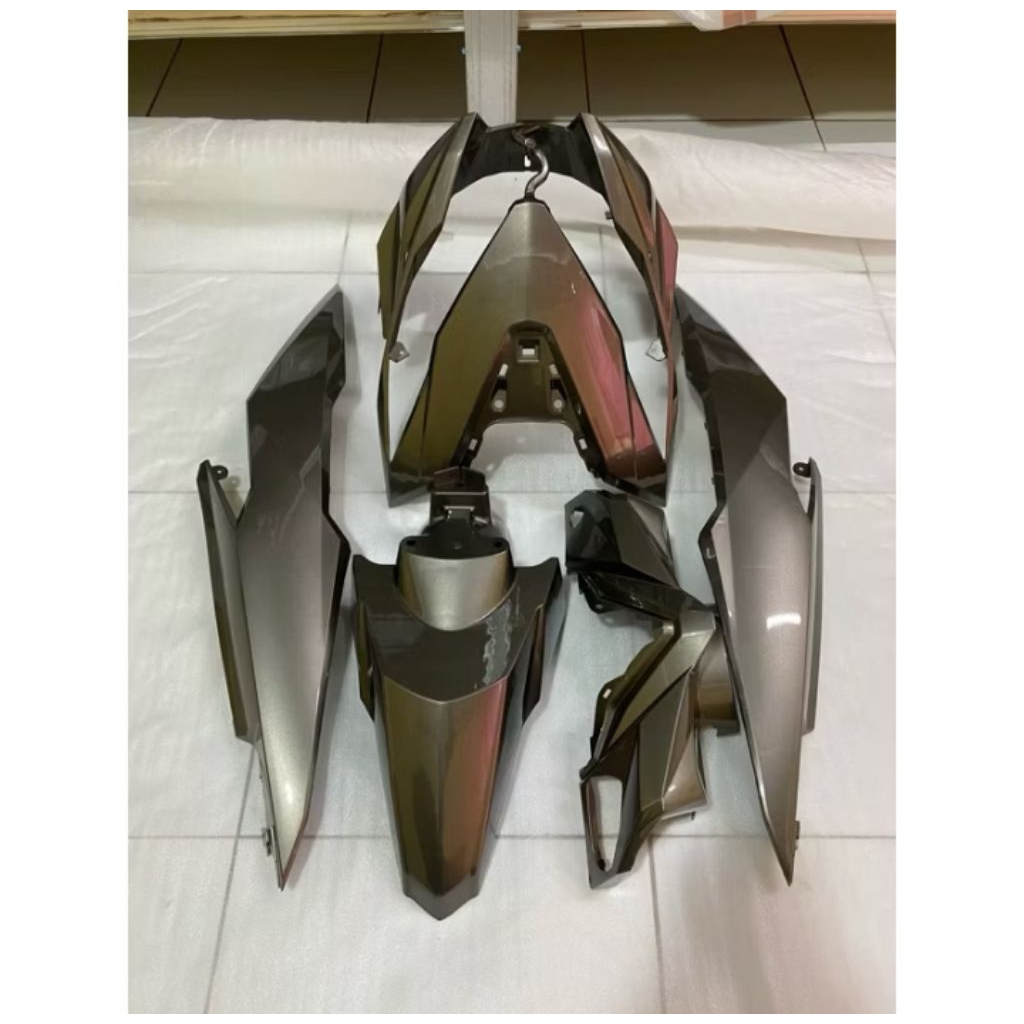 full set body halus beat eco/esp warna silver grey