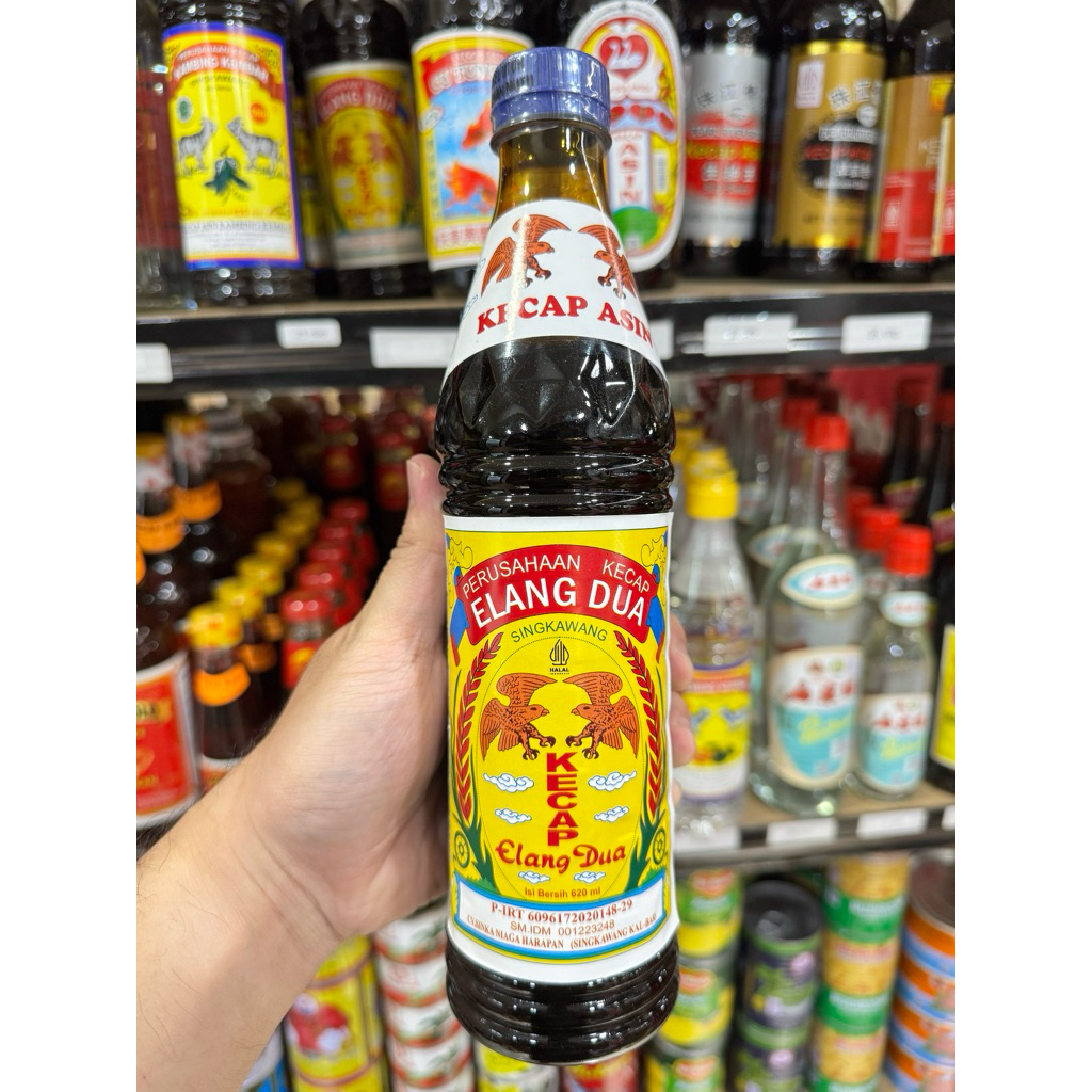 Kecap Asin Singkawang Kalimantan Elang Dua 620ml