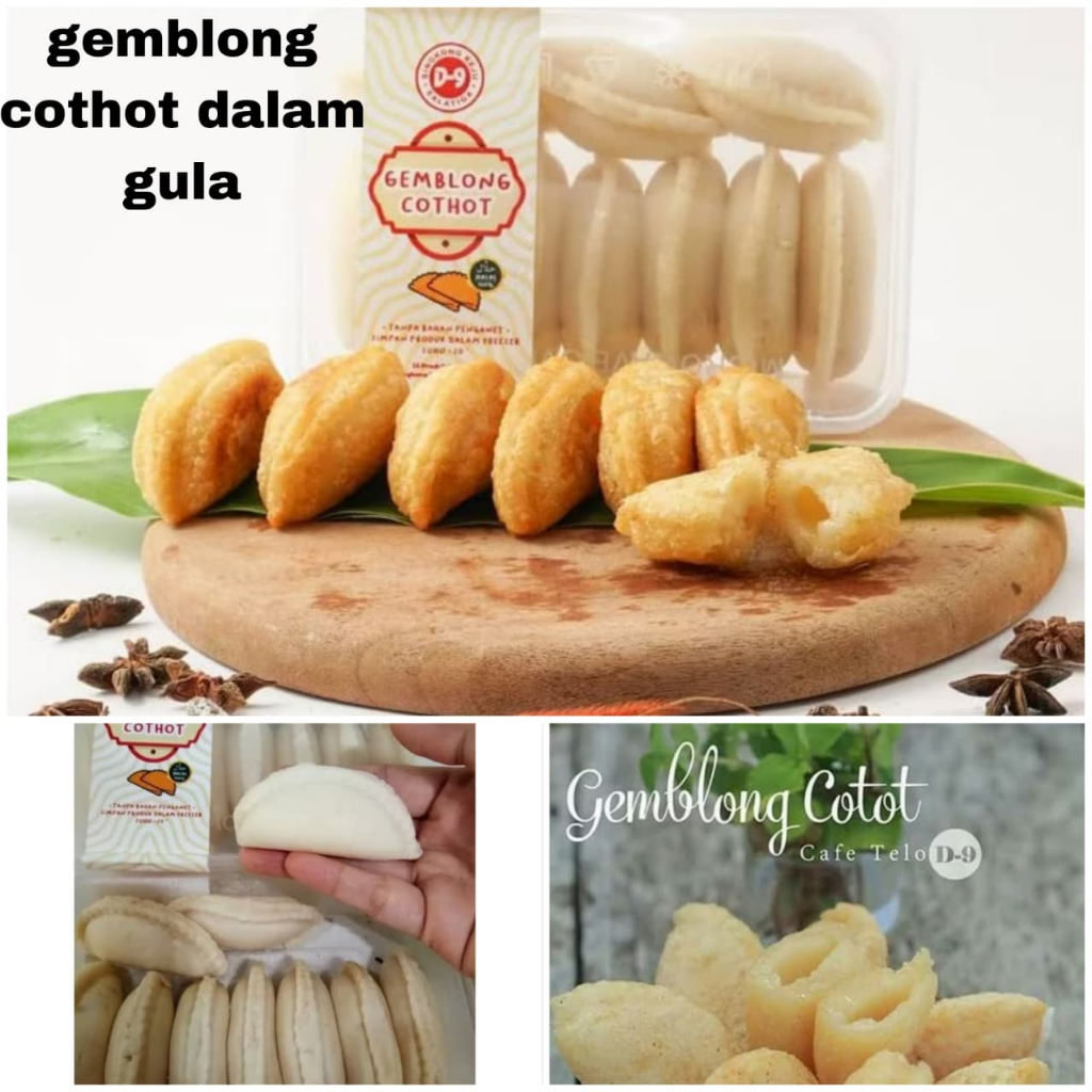 Gemblong cotot D9 frozen / Gemblong cotot d9 gula pasir mika/ Gemblong cotot frozen
