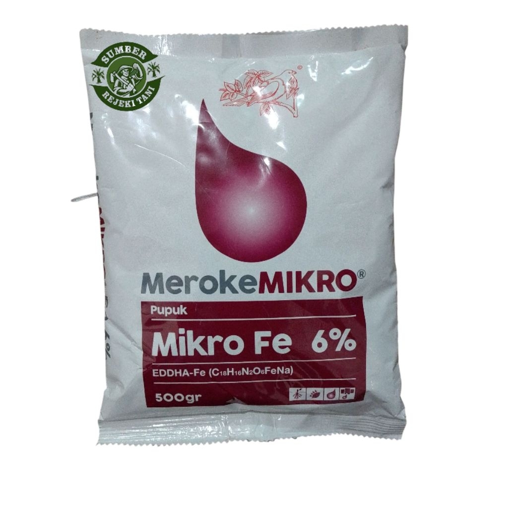 Pupuk Meroke Mikro FE 6% EDDHA-FE 500gram
