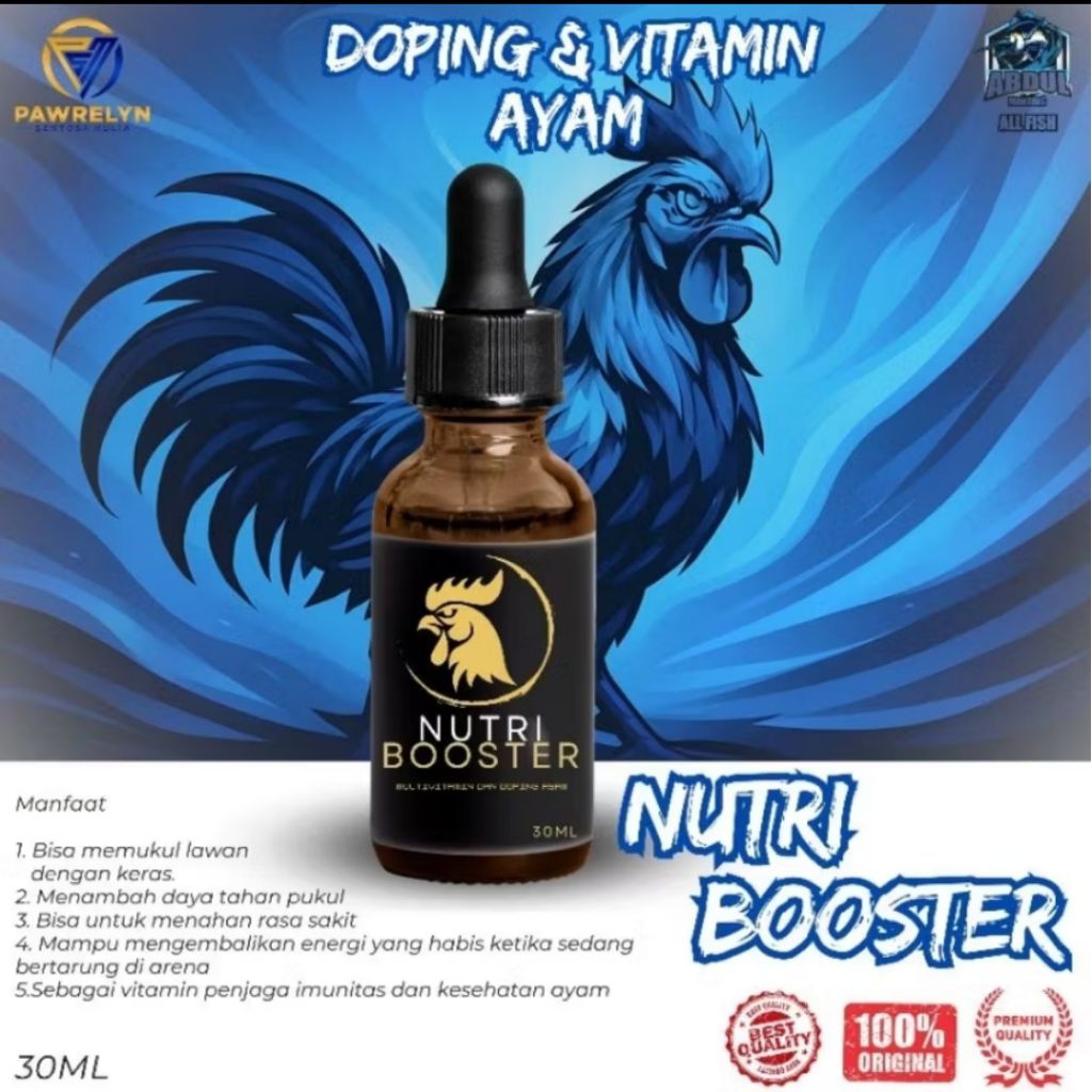 Abdul Mancing - NUTRI BOOSTER - Doping Ayam Aduan Terbaik, Doping Ayam Aduan Alami