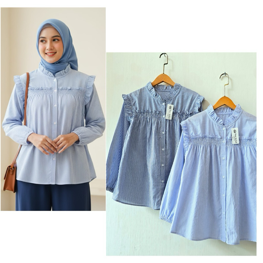 KEMEJA SALUR RUFFLE DADA