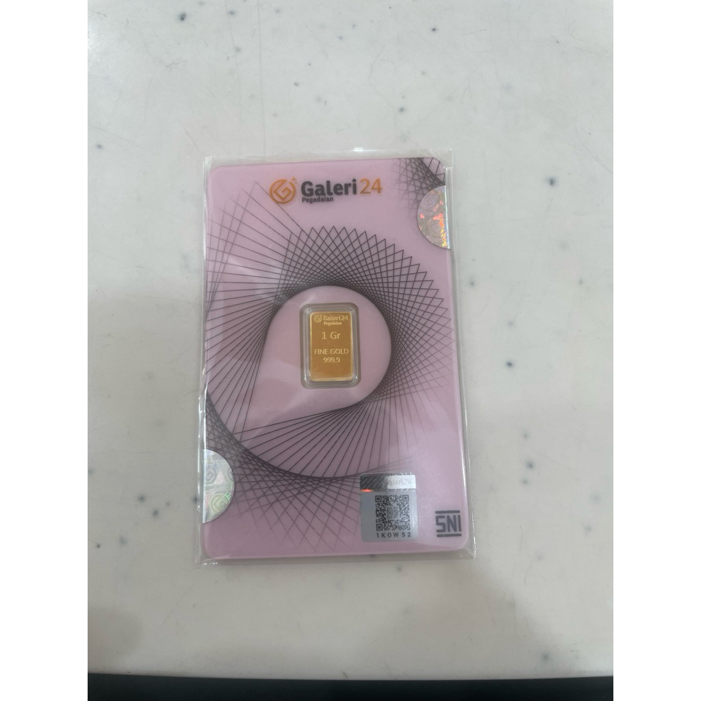Logam Mulia Galeri 24 Emas Batangan 1 Gram murah