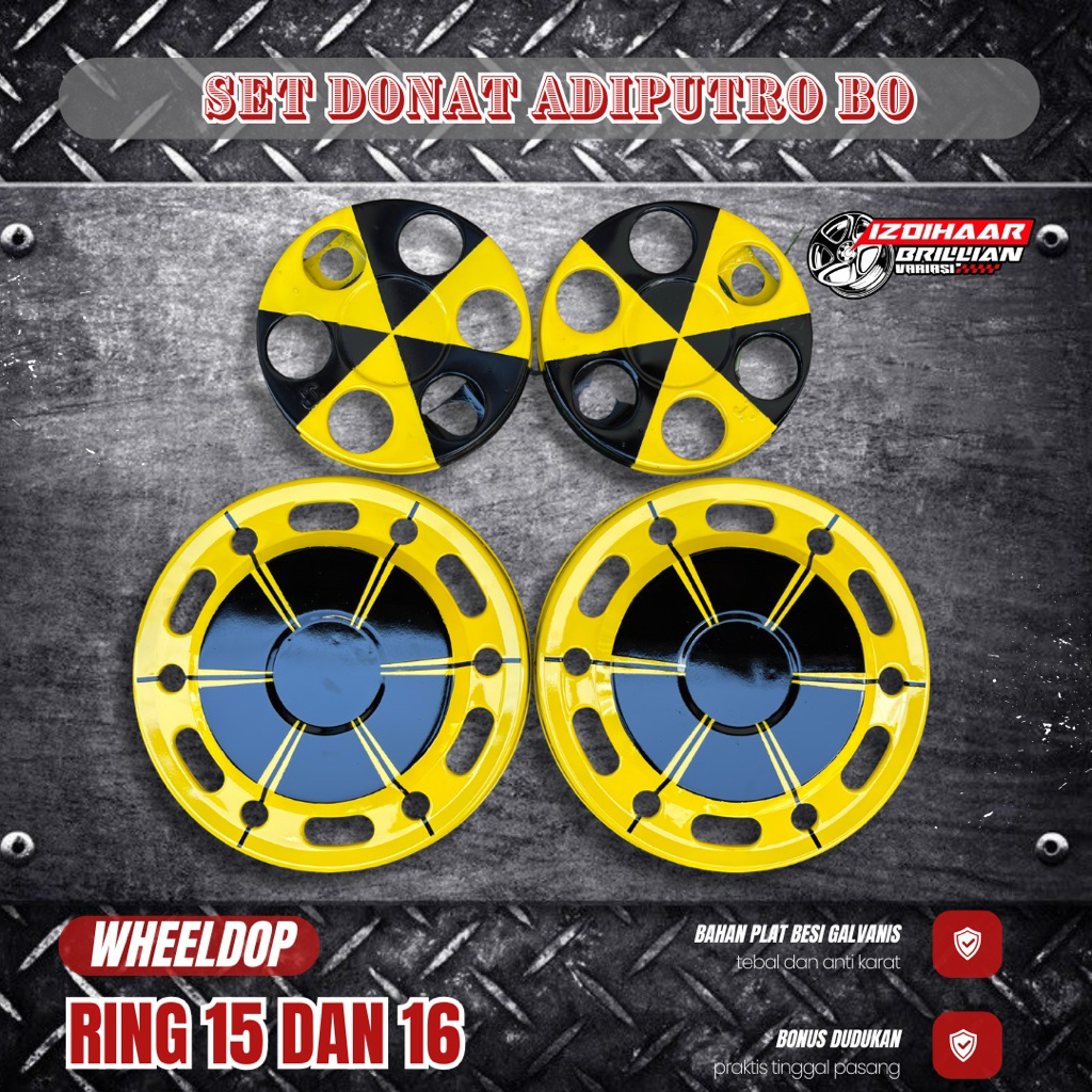 DUTA WILDOP DONAT SET ADIPUTRO BULAT OVAL RING 15 DAN 16