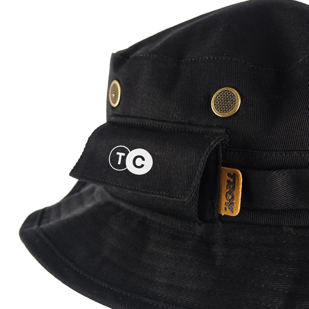 Troy Company Jungle Hat Boonie Hat Scout - Topi Hitam Outdoor JHD 3418