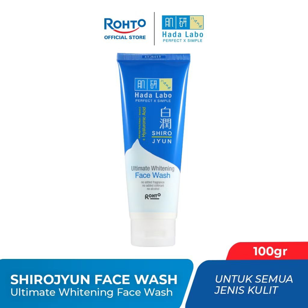 Hada Labo Shirojyun Ultimate Whitening Face Wash 100gr & 50gr / Sabun Muka Hada Labo / Original Roht
