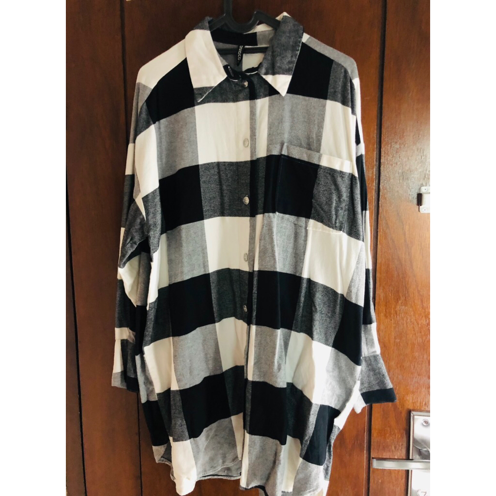 Hnm Flanel Oversize Shirt