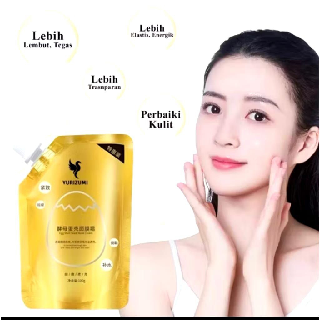 MASKER RAGI CANGKANG TELUR / EGG SHELL YEAST MASK CREAM ORIGINAL