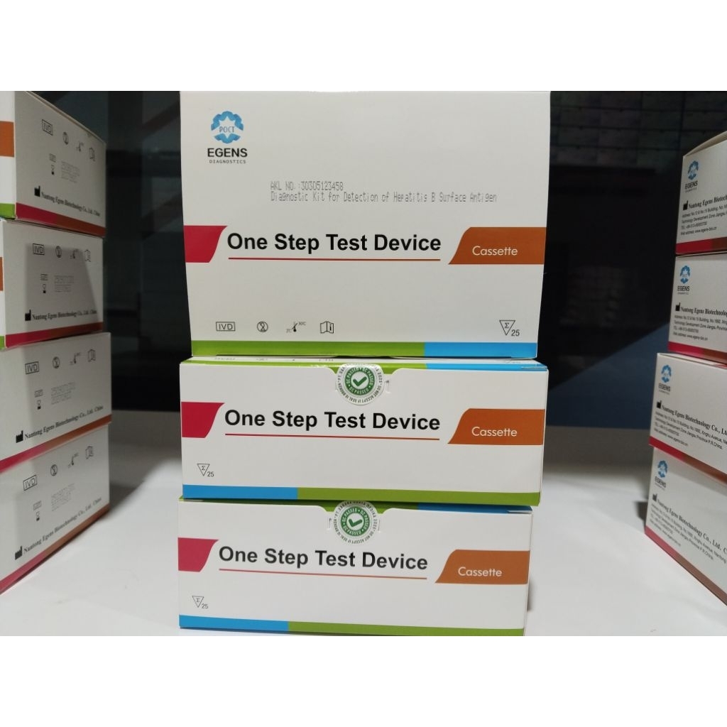 HBsAG Cassette test merk Egens
