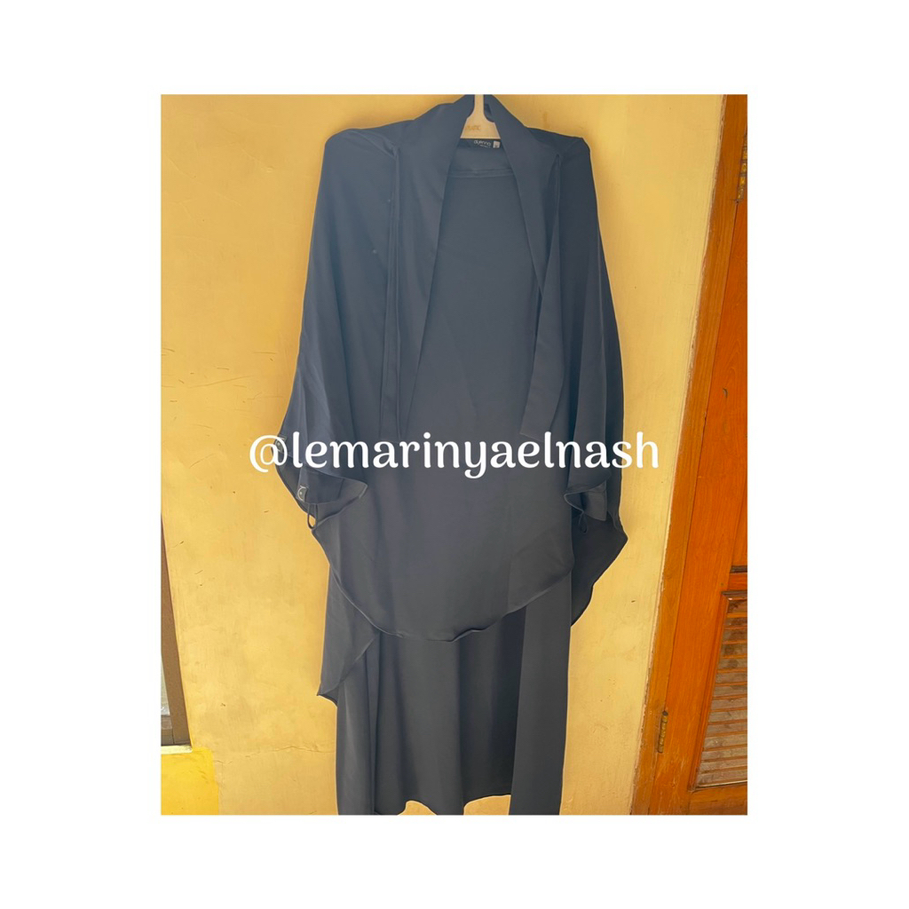 PRELOVED SAILA CARAMEL S//SAILA MIDNIGHT  BLUE M// SAILA COCOA M// FK LP COCOA// FK MINI OVAL MIDBLU