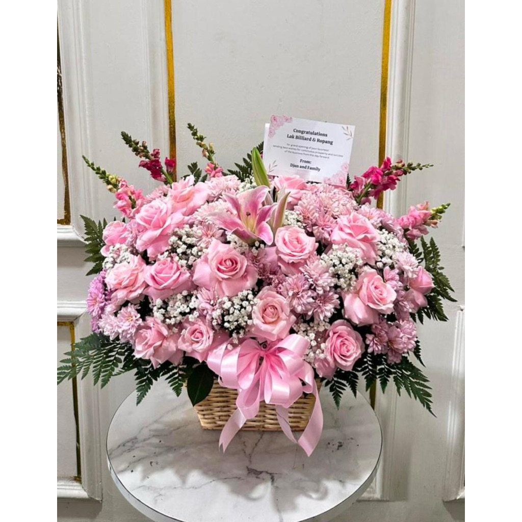 Bunga Meja Rangkaian Bunga Segar Vase Bunga Rangkaian