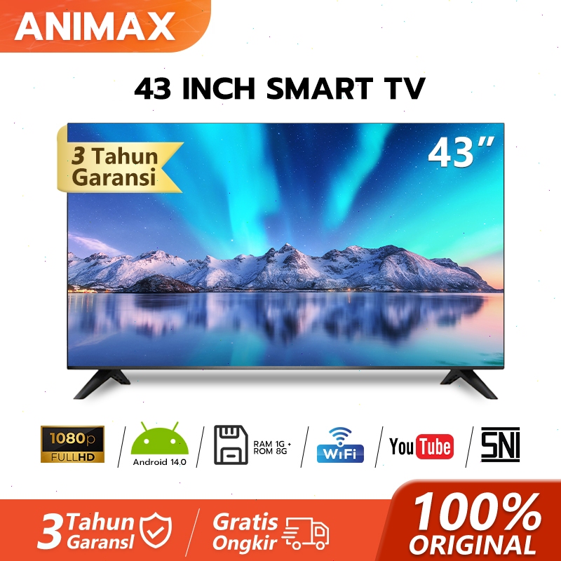Animax 43 Inch Android Smart TV 43 Inch 50 inch 55 inch 65 inch Digital LED TV- Android TV - Digital